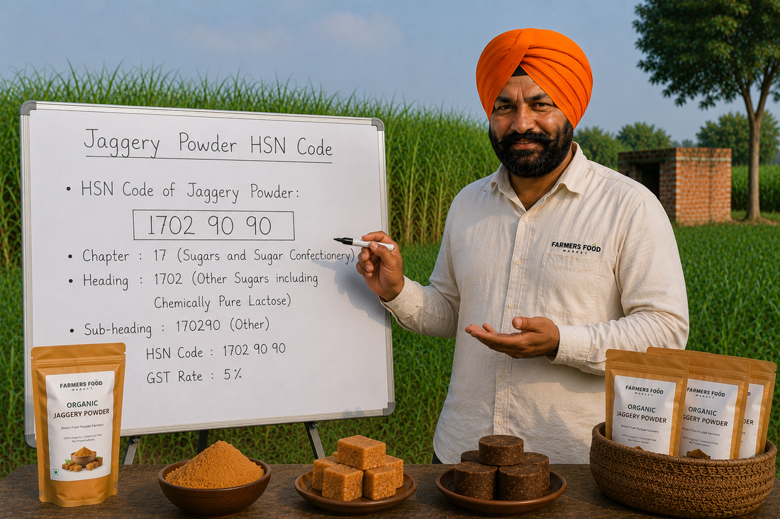 Jaggery Powder HSN Code and GST Rate