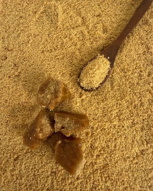 Natural Jaggery Sakar (Desi Sakar) – Crunchy Jaggery Granules, Farm Direct Punjab